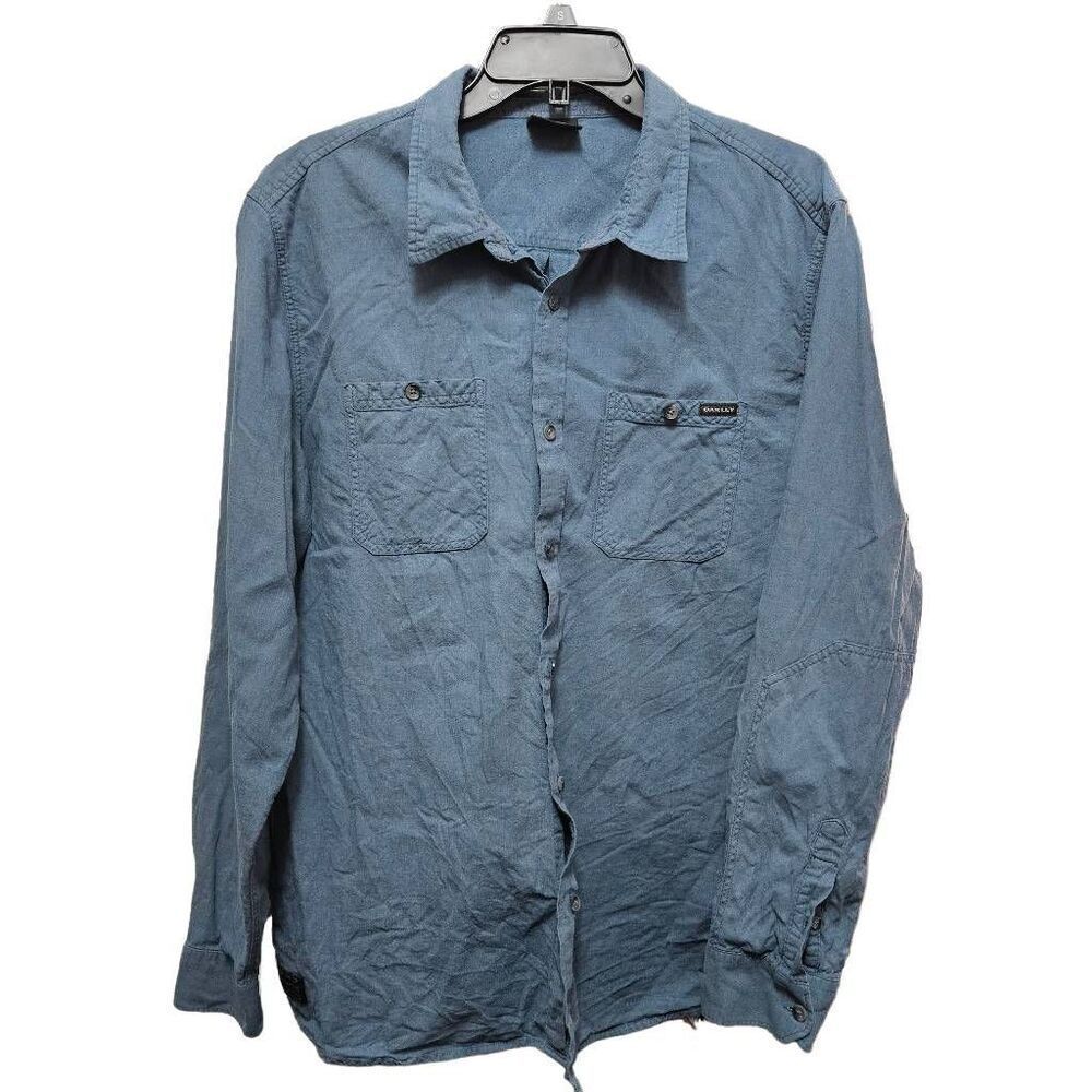 Oakley long-sleeved button down shirt for men